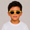 ÇOCUK KOL SAATİ LED SAAT VE GÖZLÜK SETİ SARI DİNOZOR EMOJİLİ