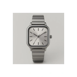 Rodium Kadın Metal Saat Gümüş Rengi Kadran