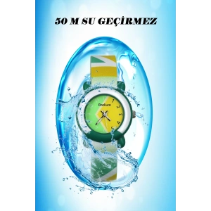 Rodium Çocuk Kol Saati Su Geçirmez Analog Yeşil (2216)