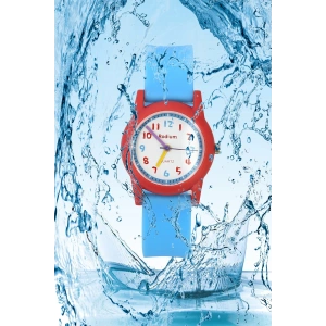 Rodium Çocuk Kol Saati Su Geçirmez Analaog Mavi-Kırmızı (2209) (Mavi Kırmzı)