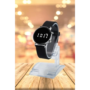 Rodium Çocuk Kol Saati Silikon Kordonlu Led Çocuk Saati Gümüş (8 Yaş Ve Üzeri) (010)