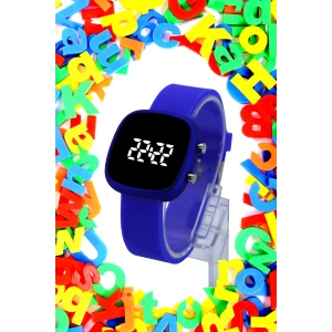 Rodium Çocuk Kol Saati Led Kol Saati Silikon Kordonlu Lacivert (10 Yaş Ve Üzeri)