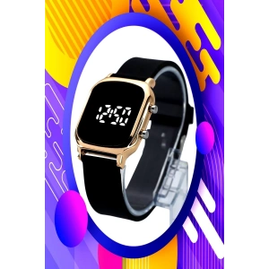 Rodium Çocuk Kol Saati Silikon Kordonlu Led Kol Saati Rose Gold (9 Yaş Ve Üzeri) (1859)