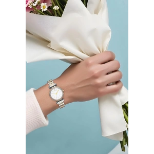 Rodium Kadın Metal Kol Saati Gümüş-Gold