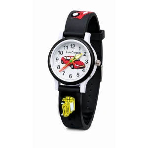 Rodium Çocuk Kol Saati Araba Desenli 12002 Siyah