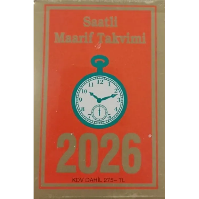 4928375960018 SAATİ MAARİF KÜÇÜK BOY