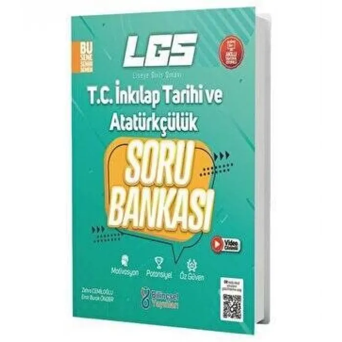 8. Sınıf LGS T.C. İnkilap Tarihi ve Atatürkçülük Soru Bankası Bilinçsel Yayınları