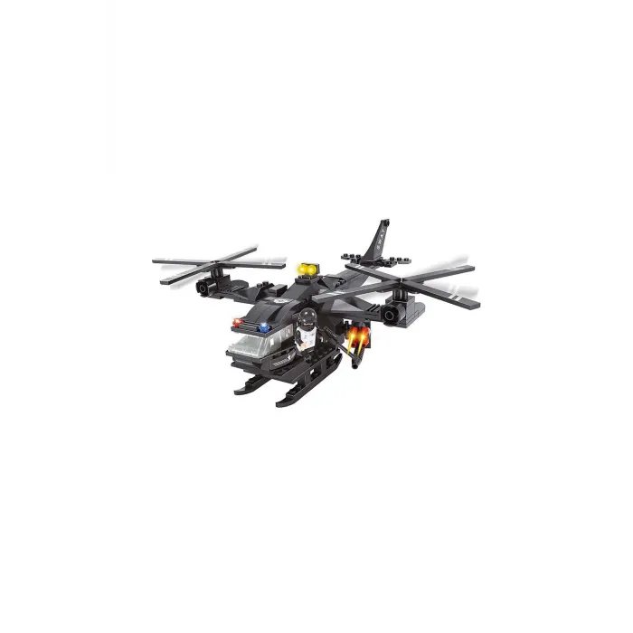 SWAT POLİS HELİKOPTER LEGO SET BRICKS 288 PRÇ  0131-23508