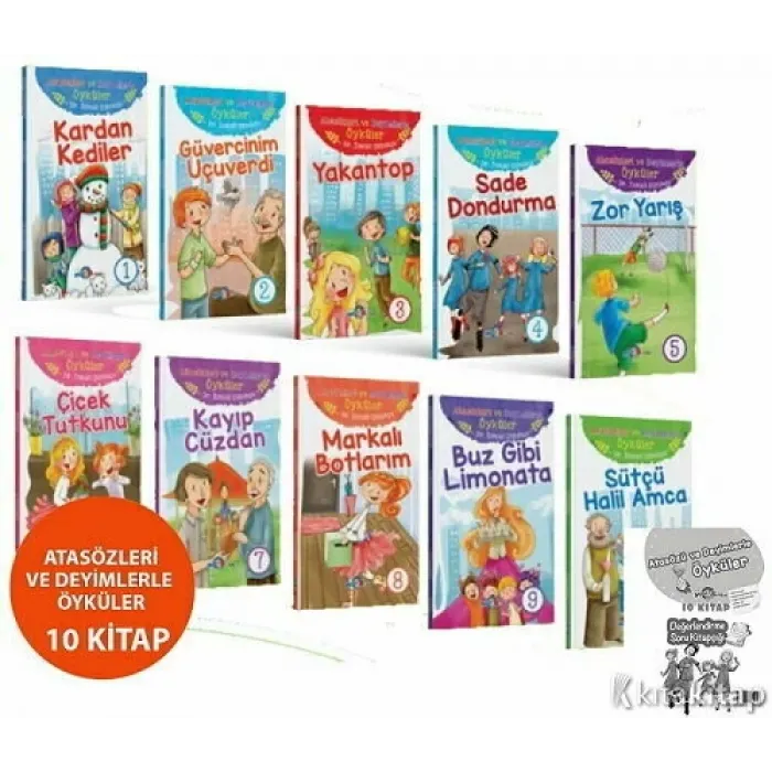 ATASÖZLERİ VE DEYİMLERLE ATASÖZLERİ (10 KİTAP) - DR. İSMAİL ÇUBUKÇU)