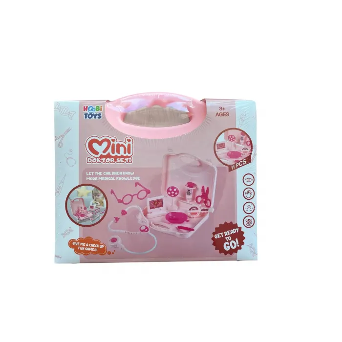 Çantalı Mini Doktor Seti - Pembe HB-16159