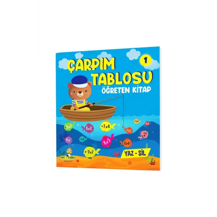 Çarpma Öğreten Kitap Yaz Sil Serisi