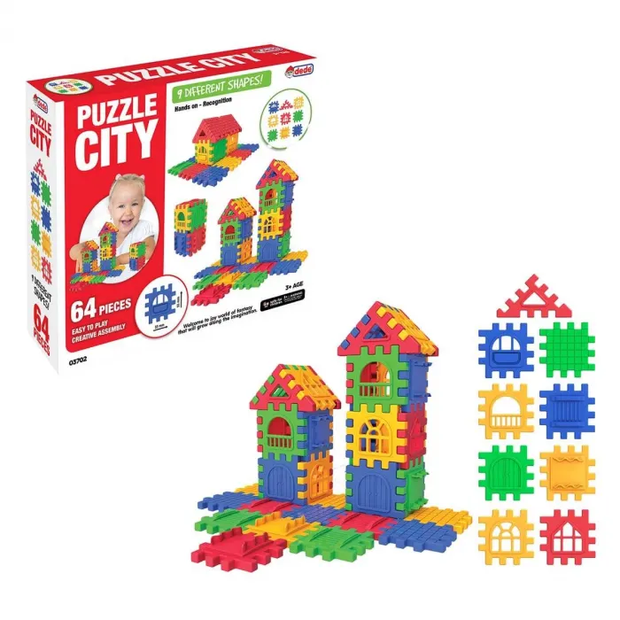 Puzzle City 64 Parça