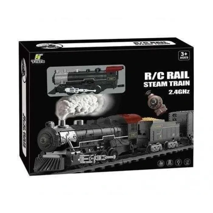 Classic Steam Kumandalı 2,4 Ghz Pilli Tren Seti 30 Parça (Buharlı Tren)