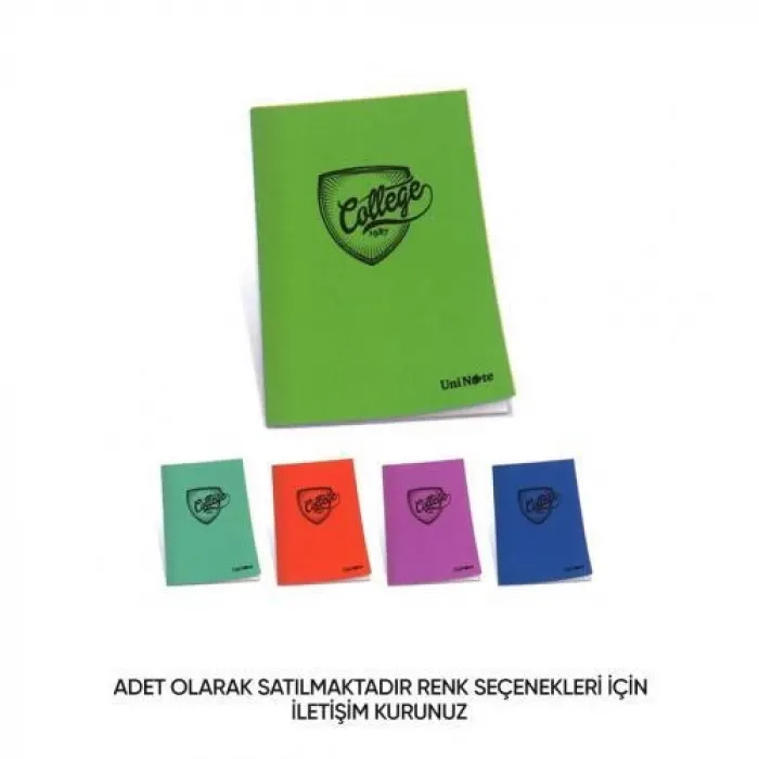 College A4 Çizgili Defter Tel Dikişli PP Kapak 100 Yaprak