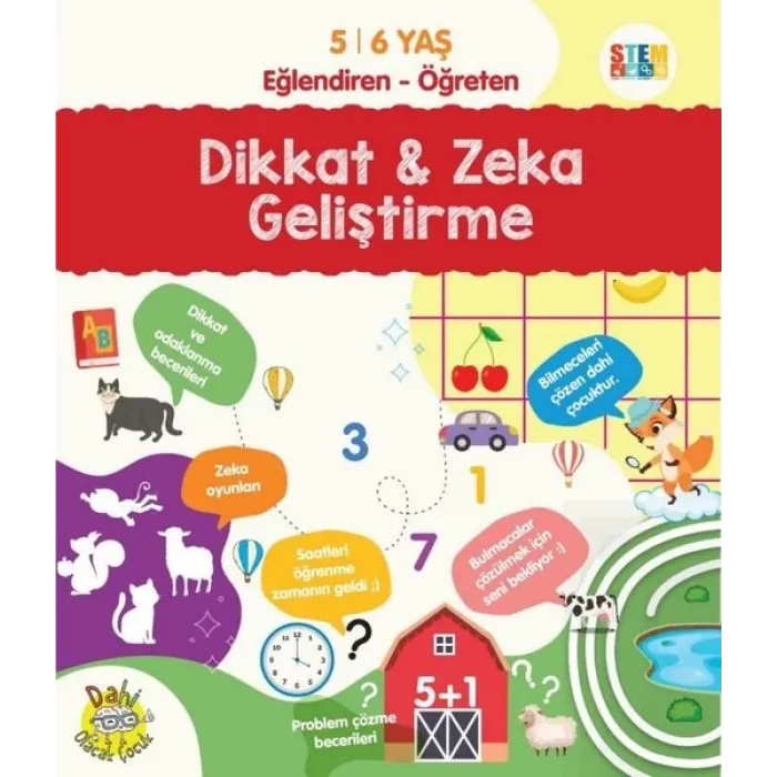 DİKKAT VE ZEKA GELİŞTİRME 5-6 YAŞ - DAHİ OLACAK ÇOCUK