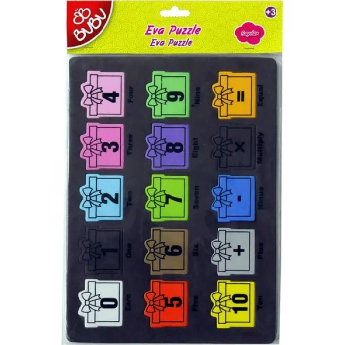 EVA PUZZLE HEDİYE KUTUSU SAYILAR