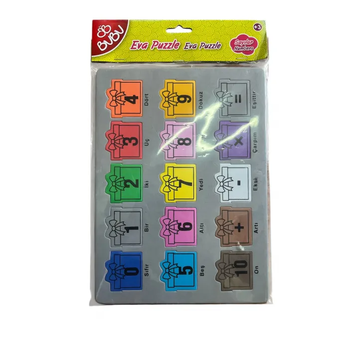 EVA PUZZLE HEDİYE KUTUSU SAYILAR