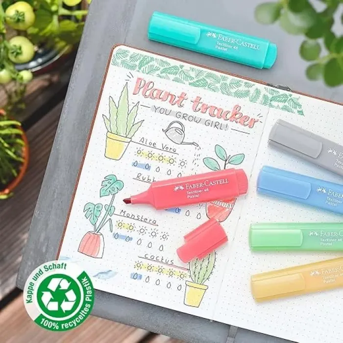 Faber-Castell Textliner 8li Pastel Fosforlu Kalem