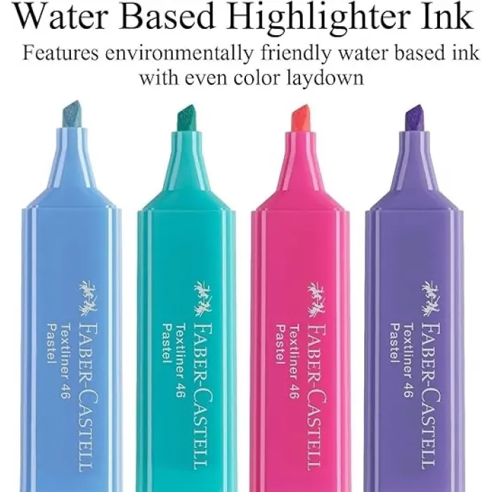 Faber-Castell Textliner 8li Pastel Fosforlu Kalem