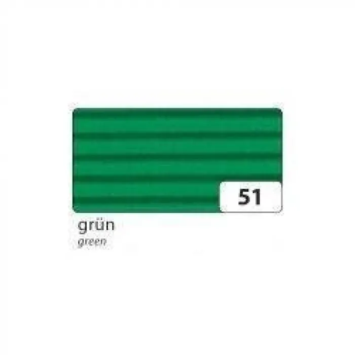 Folia Oluklu Karton 50x70 cm Yeşil