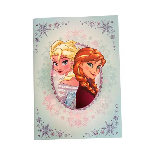Frozen A5 40 Yaprak Kareli Dikişli Defter