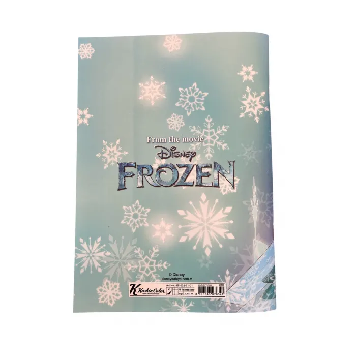 Frozen A5 40 Yaprak Kareli Dikişli Defter