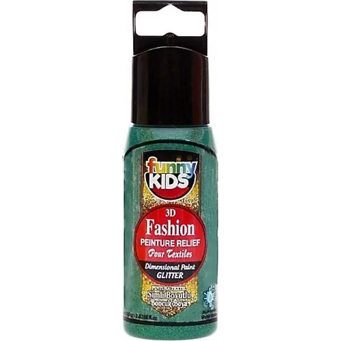 Funny Kıds 060 Cc Boyutlu Boncuk Metalik Yeşil