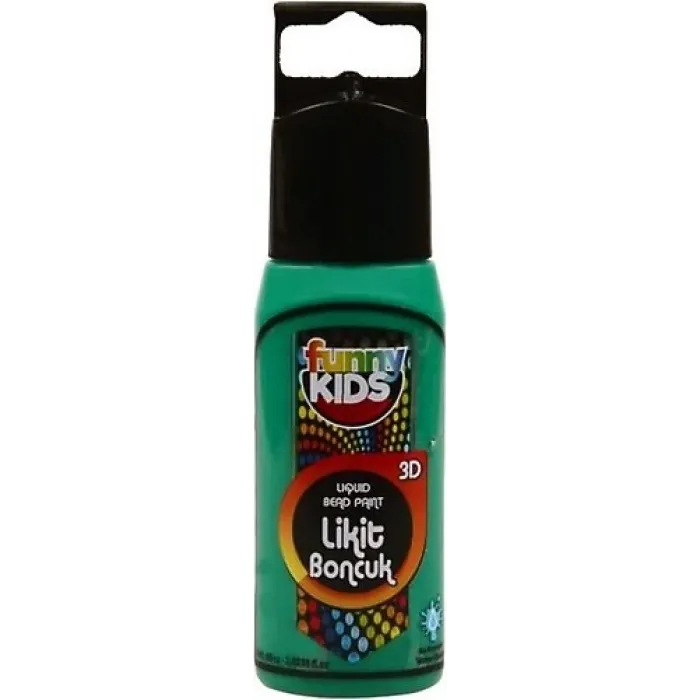 Funny Kıds Boyutlu Boncuk Likit 60 Cc Yeşil 2508