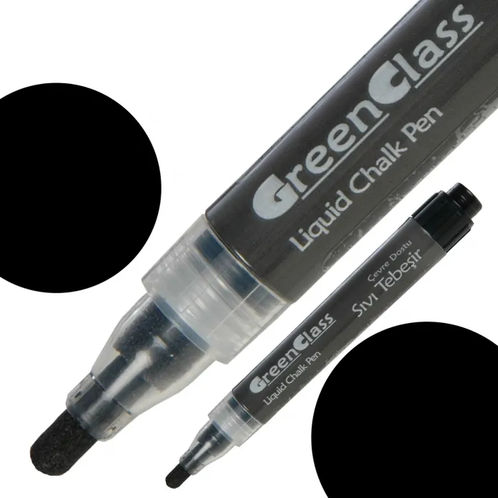 Green Class Sıvı Tebeşir Kalemi - Siyah