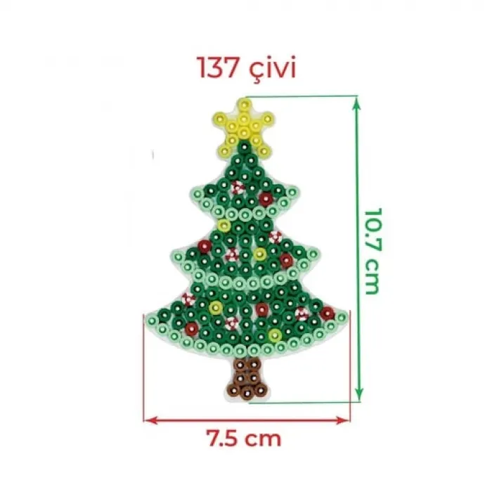 Hama Boncuk Midi Tabla - Çam Ağacı (HA331)