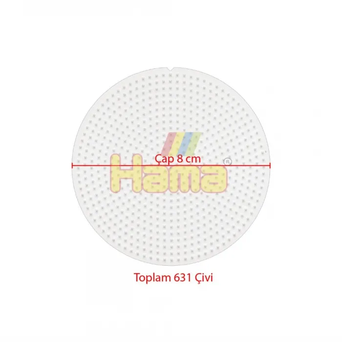 Hama Boncuk MİNİ Tabla Yuvarlak 595