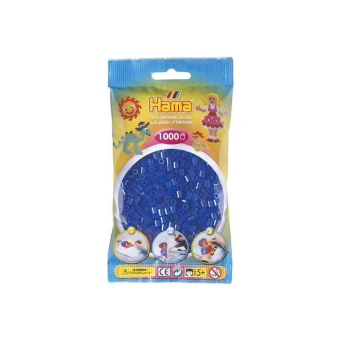 Hama Midi Boncuk 1.000lik - Neon Mavi