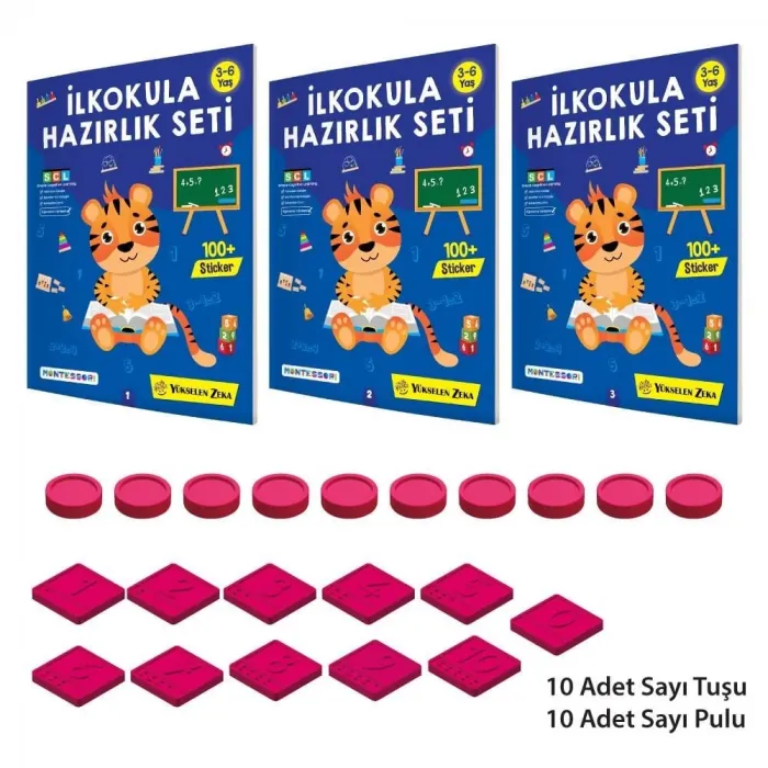 İlkokula Hazırlık Seti  3-6 Yaş