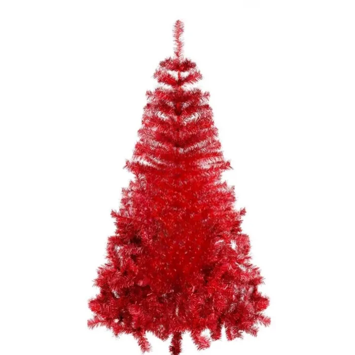 Kırmızı Yılbaşı Çam Ağacı 120Cm