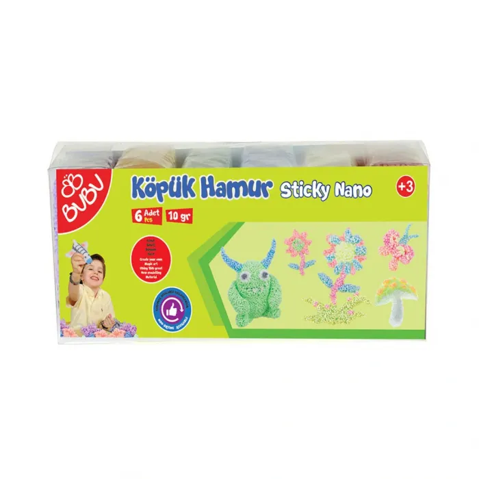 Köpük Hamur - Karışık Renk - Adet (10gr)