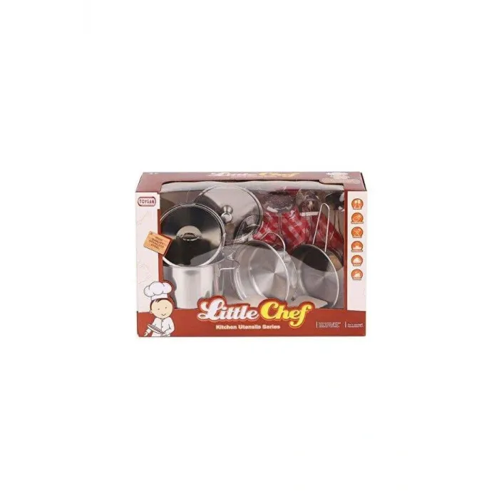 Küçük Şef Metal Tencere Seti -Toysan Oyuncak