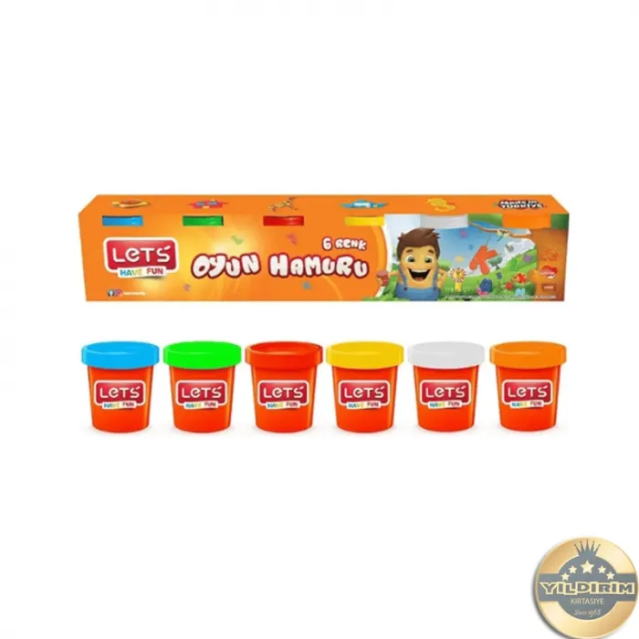 Lets Oyun Hamuru 6 Renk 690 GR L8450