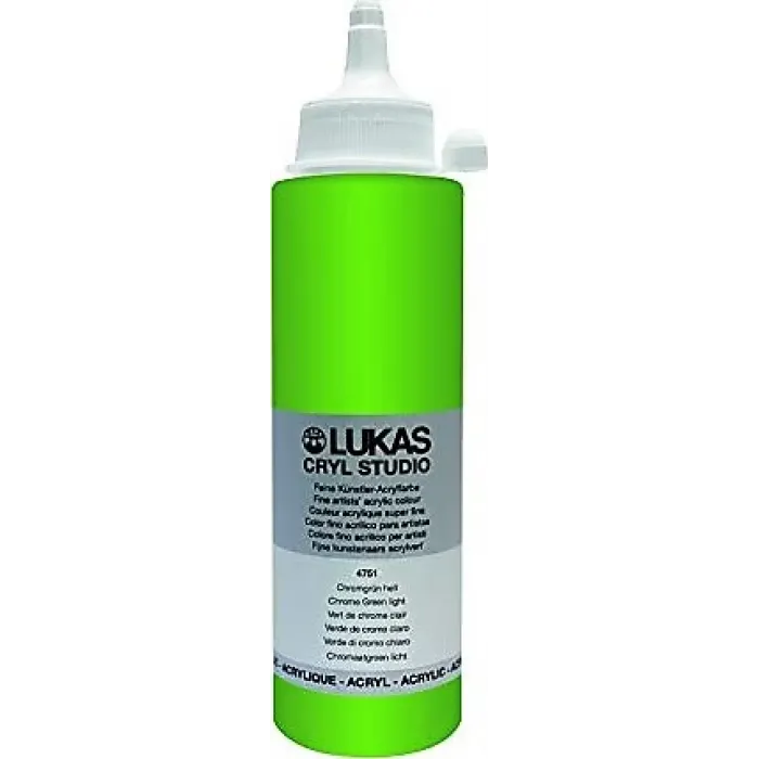 Lukas Cryl Terzia Akrilik Boya 500 ml. 4951 Krom Yeşil Açık