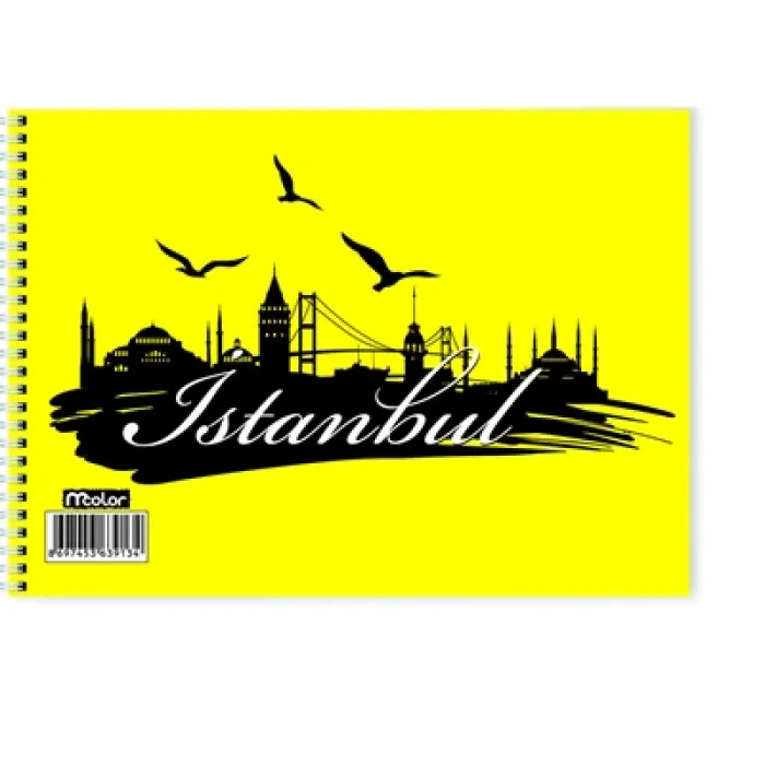 MColor Resim Defteri PP Spiralli - 25 Yaprak - 25x35