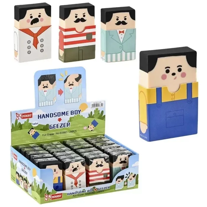 MİKRO E2262 HANDSOME BOY SİLGİ - KEL KALAN SİLGİ (Adet)