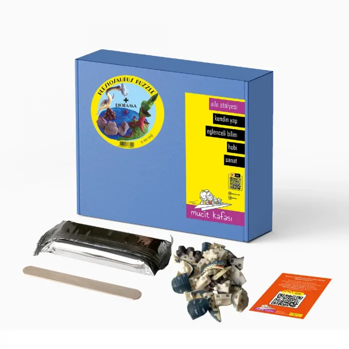 Mucit Kafası Plesiosaurus Puzzle Diorama