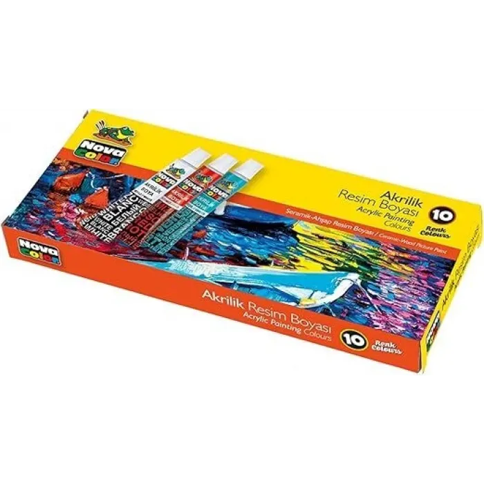 Nova Akrilik Boya 10 Lu