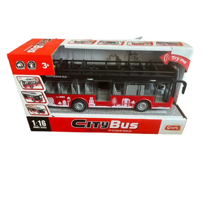 CTOYS Işıklı ve Sesli Şehir Otobüsü (City Bus)