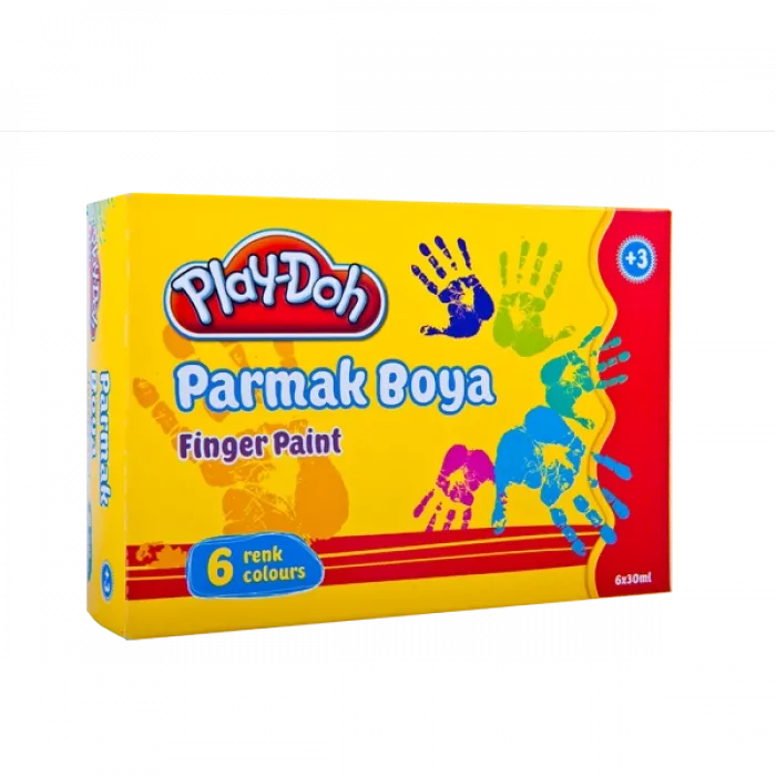 Play-Doh Parmak Boyası 30 ML 6 Renk PLAY-PR001