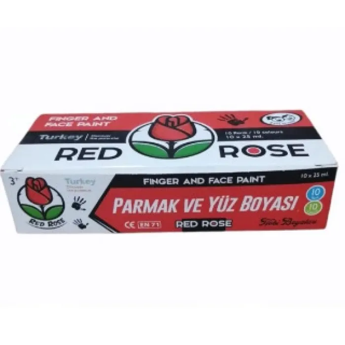 Red Rose Parmak Ve Yüz Boyası 6 Renk 25ml