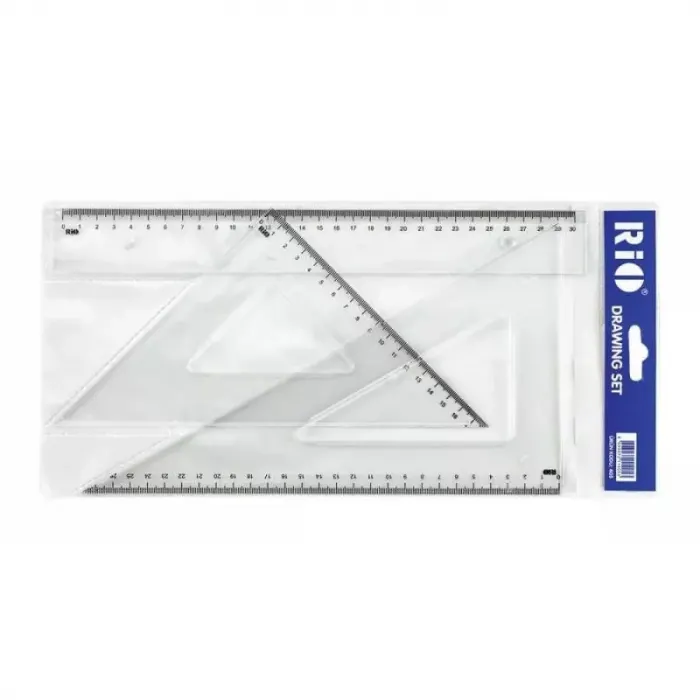 RIO BÜYÜK BOY ÇIZIM SETI 3 CETVEL