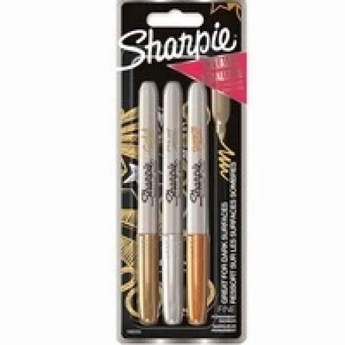 Sharpie Markör Metalik 3 Lü Bl Karışık Renk