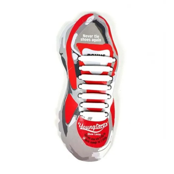 SİLİKON AYAKKABI BAĞCIĞI BEYAZ- ARTIK AYAKKABI BAĞLAMAK YOK