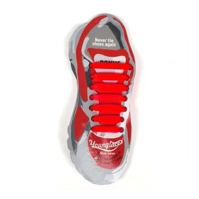 SİLİKON AYAKKABI BAĞCIĞI NEON TURUNCU ARTIK AYAKKABI BAĞLAMAK YOK