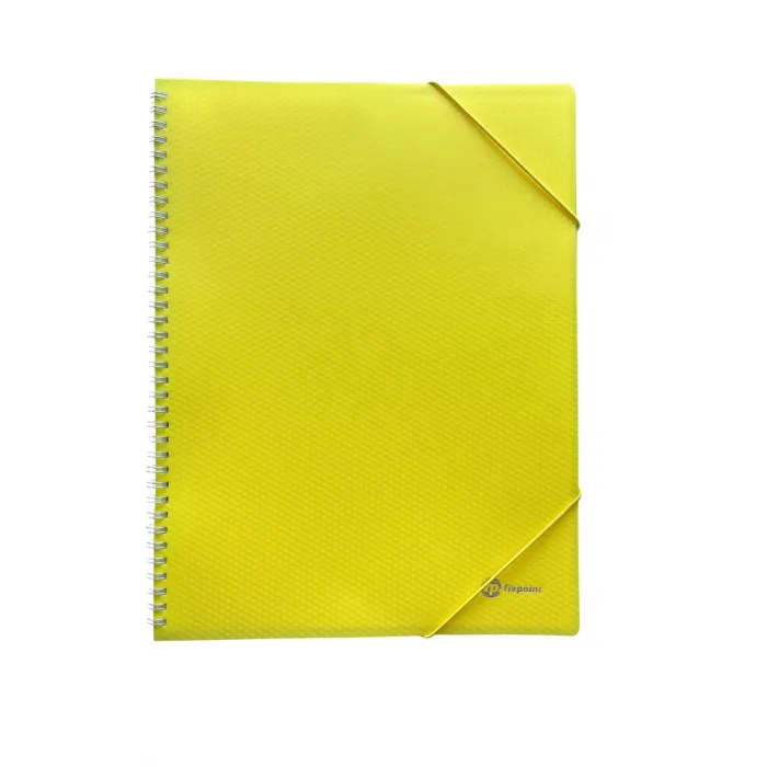 Spiralli Sunum Dosyası 40 Yaprak Spiralli Sunum Dosyası, Sarı